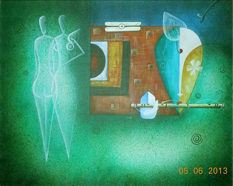 Buy Painting Immortal Love-4 Artwork No 5275 by Indian Artist Anupam Pal
