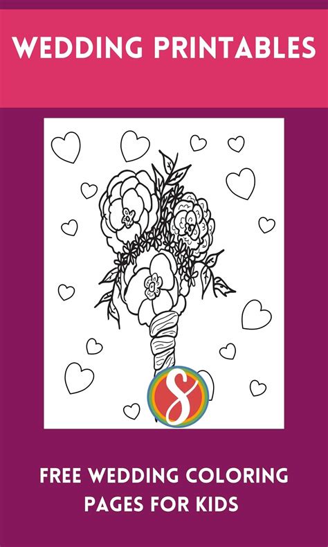 Free Wedding Coloring Pages — Stevie Doodles