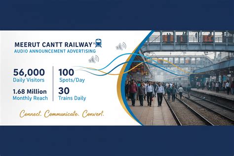 Meerut Cantt Railway Announcement Advertising | Audio Advertising ...