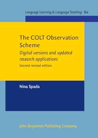 The COLT Observation Scheme: Digital versions and updated research ...