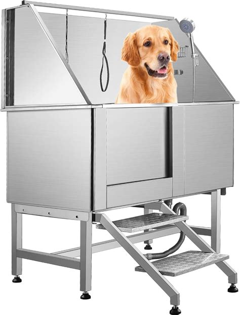Buy TELAM Dog Bath, 50 inch Over-Size Professional Stainless Steel Dog ...