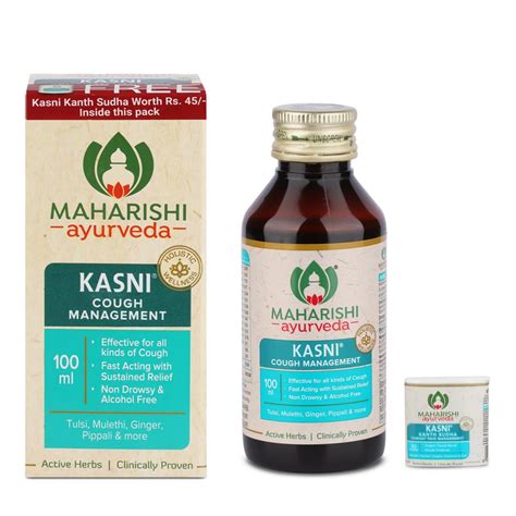 Buy Maharishi Ayurveda Kasni Cough Syrup with Kanth Sudha | Ayurvedic ...