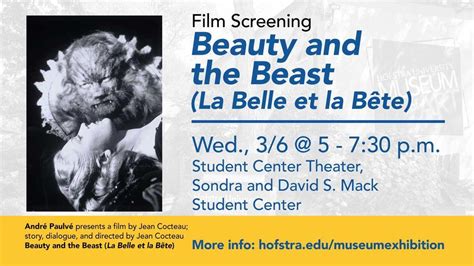 Film Screening "Beauty and the Beast", 112 Hofstra University ...