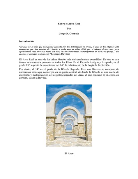 Reflexiones finales sobre las correas de arco