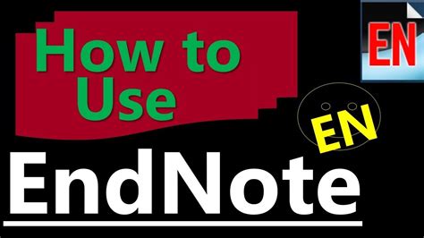 Tutorial On Using EndNote 的图像结果