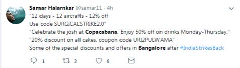 Bengaluru restaurants offer discounts to celebrate IAF attack on ...