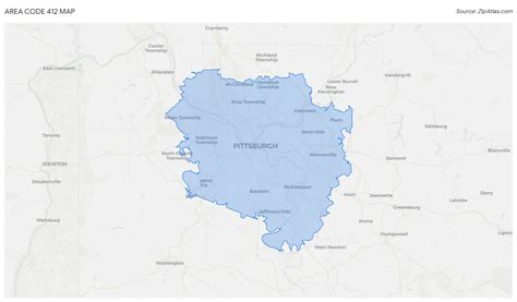 Image result for 412 Area Code