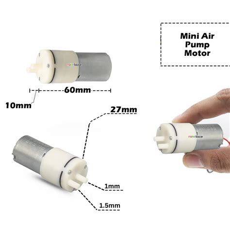 Buy Compact DC 3V–6V Water Pump Motor for DIY Projects and Electronics