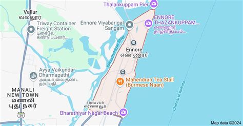 Ennore, Chennai - Map, Pin Code, & Property Rates 2025