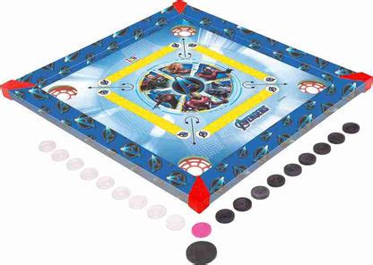 Avengers Endgame Carrom & Ludo big size 2-in-1 Carrom Board Game for K ...