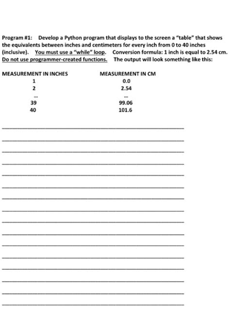 Image result for How to Use Python to Program Inches into Centimeters