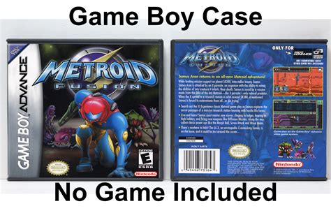 Metroid Fusion - Game Boy Advance GBA Custom Case | Ubuy India