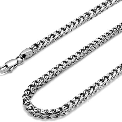 stainless steel wheat chain for men - 24inch – THE MEN THING