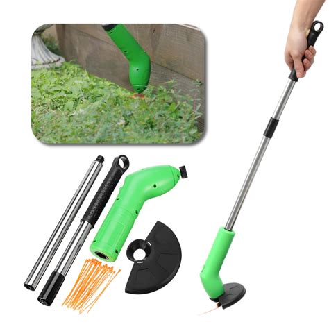 Portable Cordless Grass Trimmer Cutter Mower Lawn ... - Vicedeal
