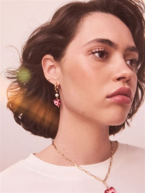 Buy Gold Tone Heart Hoop Earrings from Next India