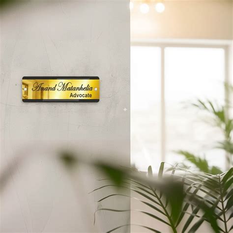 Buy office Name Plates Online in India - Icreations