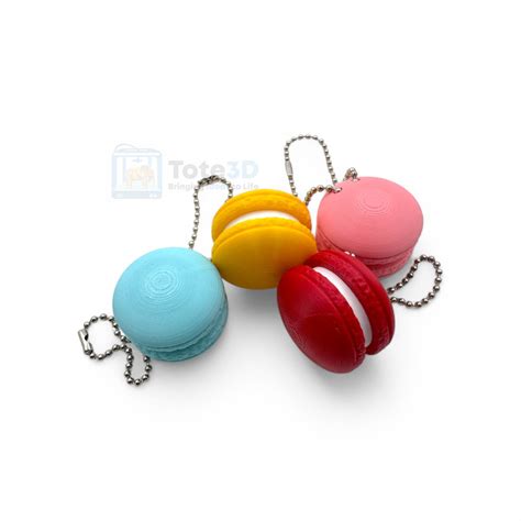 Macaron Clickers – Cute & Satisfying Clip-On Fidget (4 Colors) – Tote3D