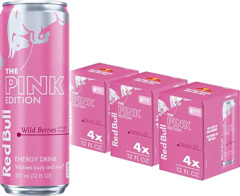 Red Bull Wild Berries, Pink Edition, with 114mg UAE | Ubuy