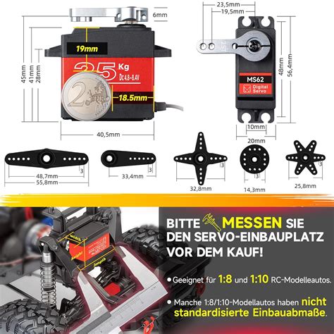 Miuzei Servo 25 kg 270° RC Digital Servo Motor India | Ubuy