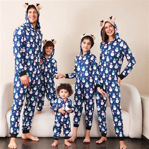 Hot6sl Christmas Matching Pajamas for Family Sets 2025 Elk Santa ...
