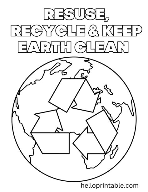 Earth Day Coloring Pages - helloprintable.com