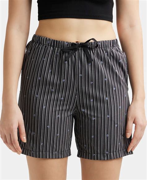 Buy Super Combed Cotton Yarn Dyed Woven Relaxed Fit Striped Shorts with ...