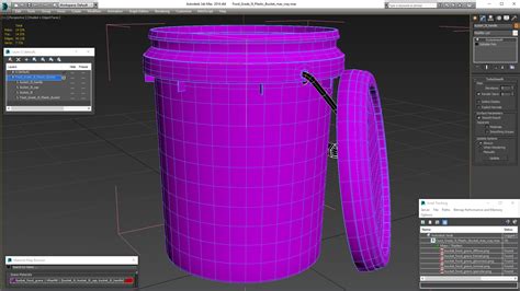 3D Food Grade 5l Plastic Bucket model | 3D Molier International
