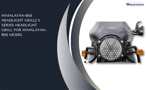 Locomotive X Series Headlight Grill for Himalayan-BS6 Model - Headlight ...