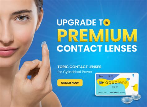 Buy Toric Contact Lenses for Astigmatism Online with Aqualens