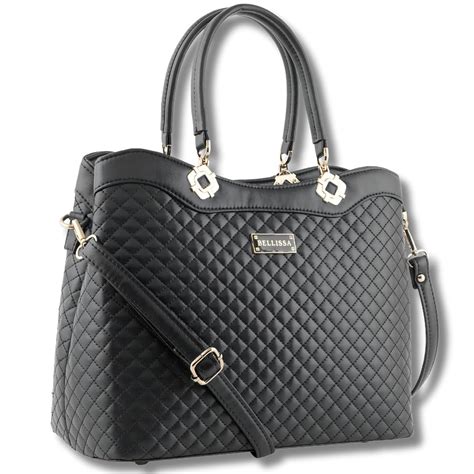 Buy BELLISSA Women hand & sholuder bag with Long Strap (Black) at Amazon.in