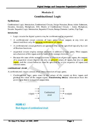 DDCO-BCS302-Module 5-Notes - MODULE 5 BASIC PROCESSING UNIT ...