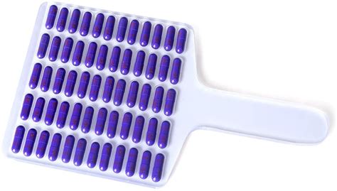 60-Holes Size 000 Manual Capsule Count Tray | Effortlessly Count Your ...