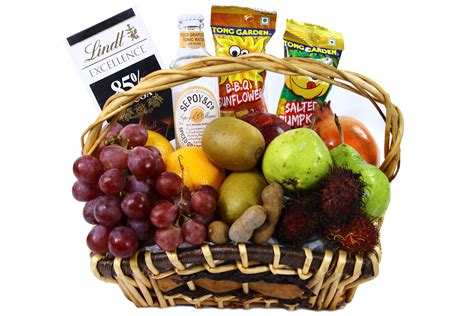 Mini Snacks & Exotic Fruits Basket