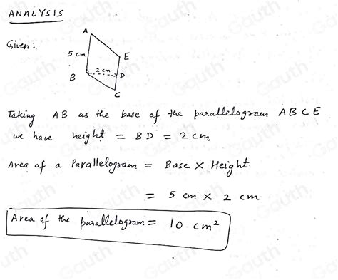 Image result for Parallelogram Area Problems