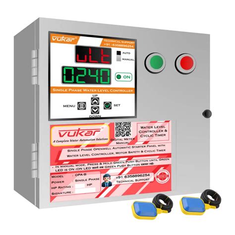 Vukar OPA-B: Best Borewell Starter with Automatic Water Level ...