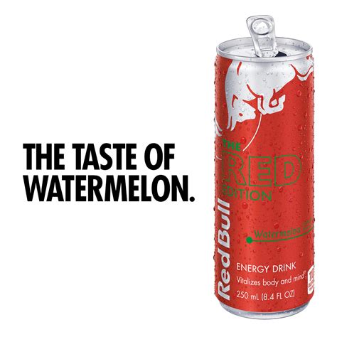 Buy Red Bull Energy Drink, Watermelon, 12 Fl Oz (4 pack) Online at ...