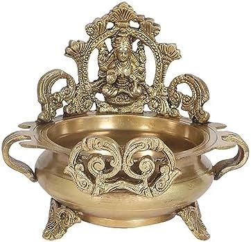 Buy Two Moustaches Brass Ethnic Carved Ganesha Design 7 Inches Brass ...