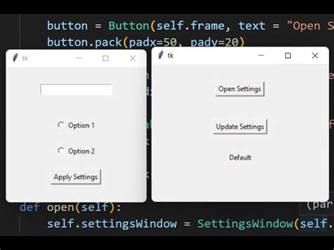 Tkinter Multiple Windows 的图像结果