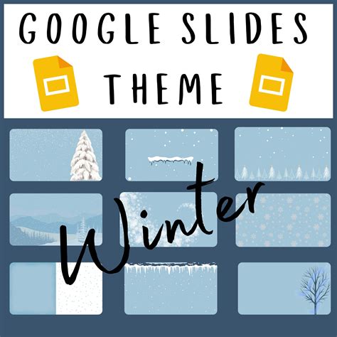 Winter Google Slide Theme Template | Google slides themes, Google ...