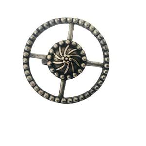 Buy Kagofashion Classic Silver Adjustable Brass Fashion Ring for Party ...