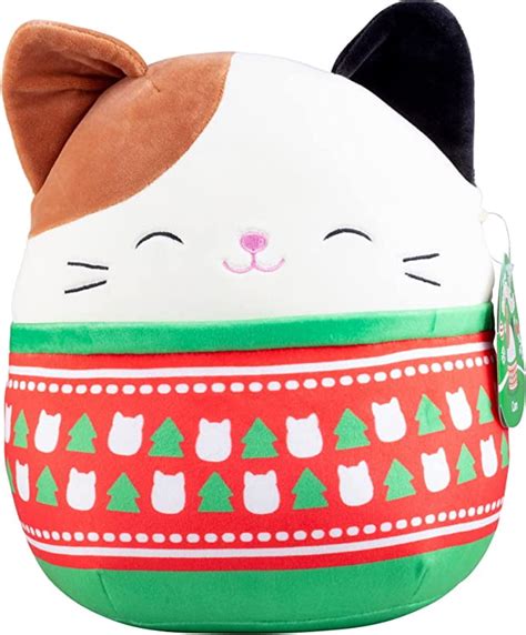 Buy Squishmallow New 14 Cam The Cat - Official Kellytoy Christmas Plush ...