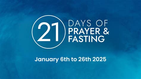 21 Days Of Prayer & Fasting: MONDAY, JANUARY 13 - House of the Gospel ...
