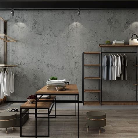 Buy Concrete Cement Wallpaper Peel and Stick Wallpaper Wall Paper ...