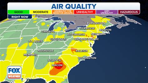 The Daily Weather Update from FOX Weather: Air quality remains poor for millions in eastern US ...