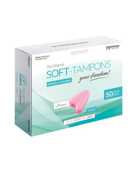 Esponjas menstruación Soft Tampons-NORMAL-CORAZON-Caja 50 unidades