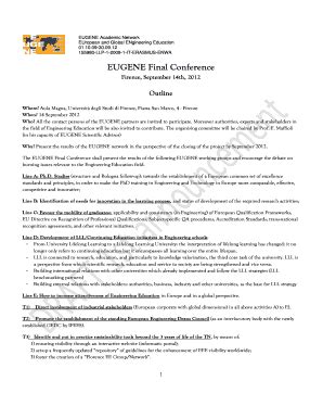Fillable Online sefi EUGENE final event announcement - SEFI - sefi Fax ...