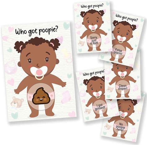 Party Hearty Baby Shower Games For Girl 33 Poopie Emoji | Desertcart INDIA