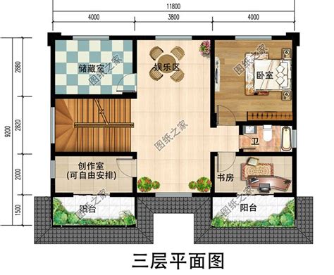 推荐：三款120平米三层农村建房子设计图，保证让你眼前一亮_盖房知识_图纸之家
