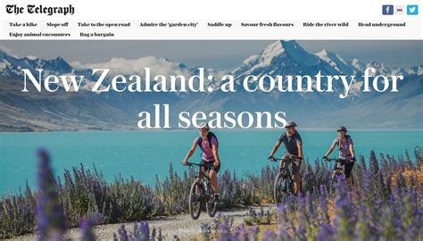 New Zealand: a country for all seasons | New zealand, Seasons, Great walks