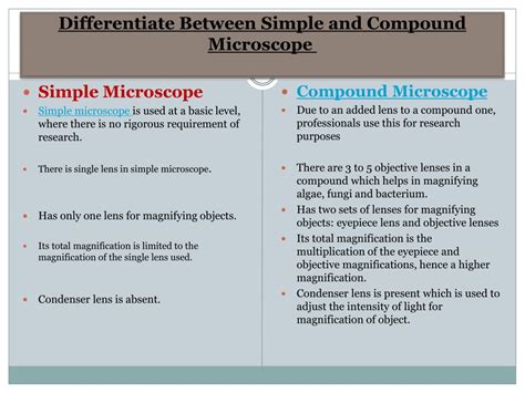 Image result for Simple Microscope and Compound